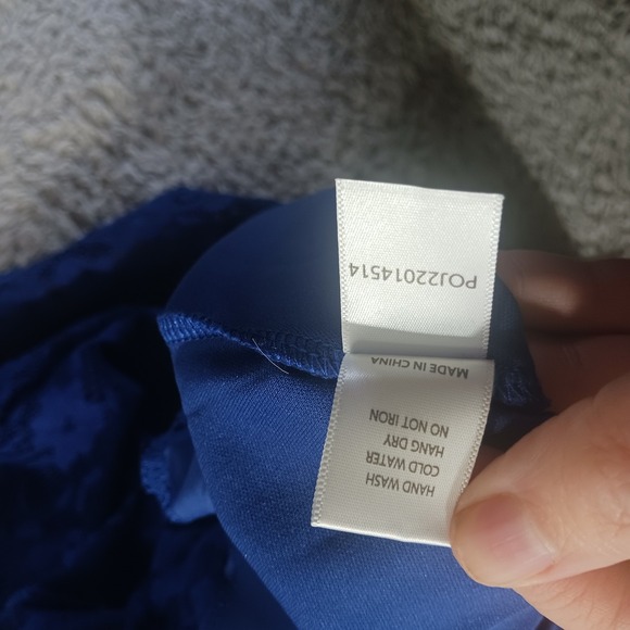 Pinup Fashion Floral Lace Midi Dress 22W Belted Fit Flare Retro Cocktail Elegant - Picture 6 of 8